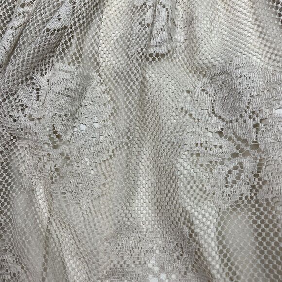 VTG 60’s Lilli Diamond Lace Off The Shoulder Boho Balloon Sleeves Dress Sz M? - Picture 6 of 9